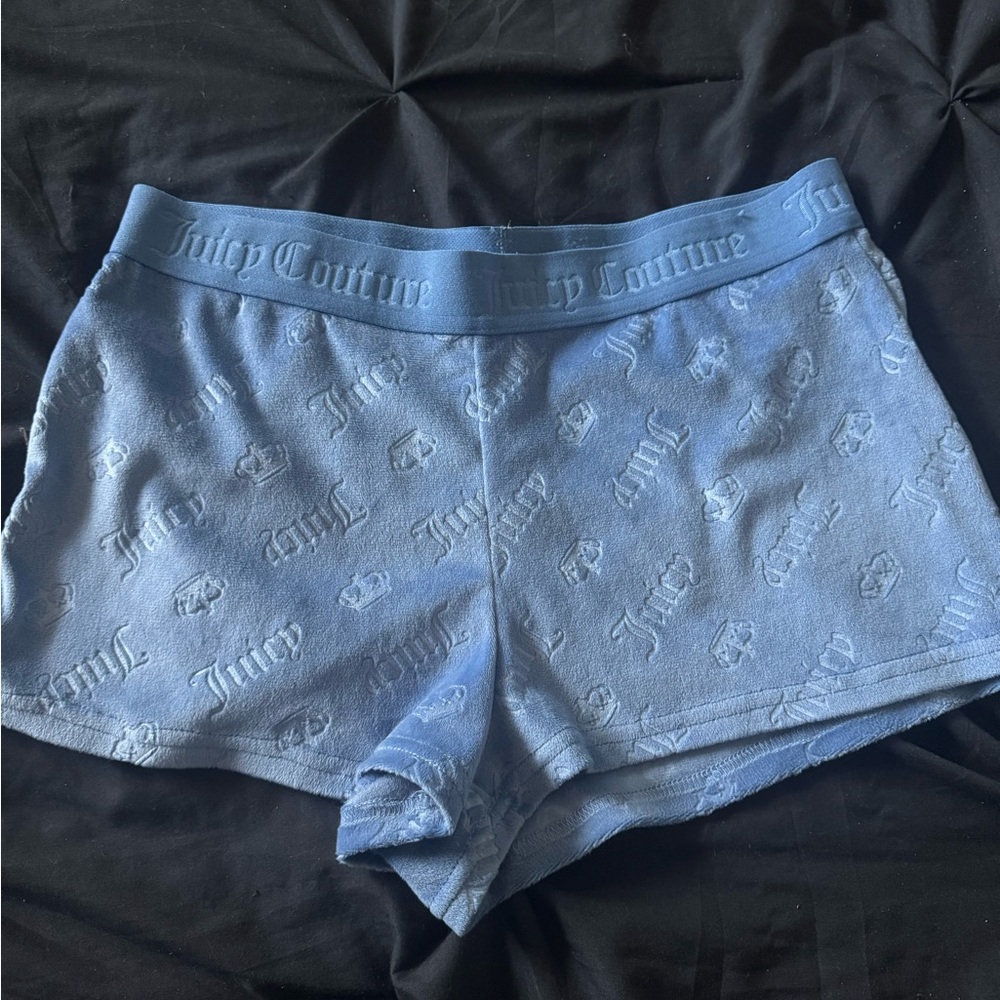 Juicy Couture Blue Logo Panty shorts